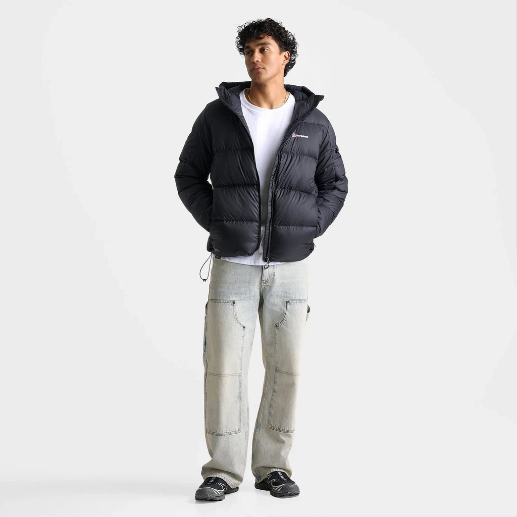 Men's Down Insulated Hooded Puffer Jacket