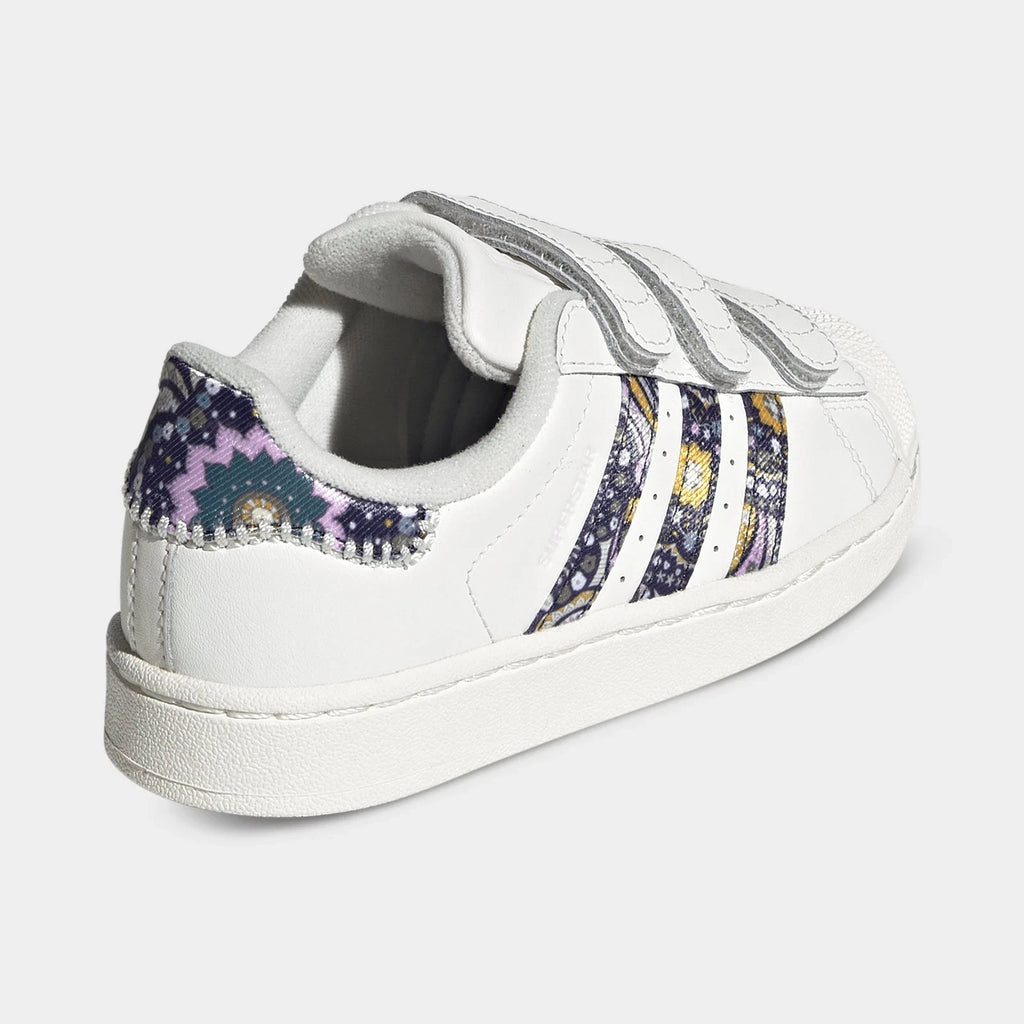 Little Kids' Floral Hook-And-Loop Sneakers