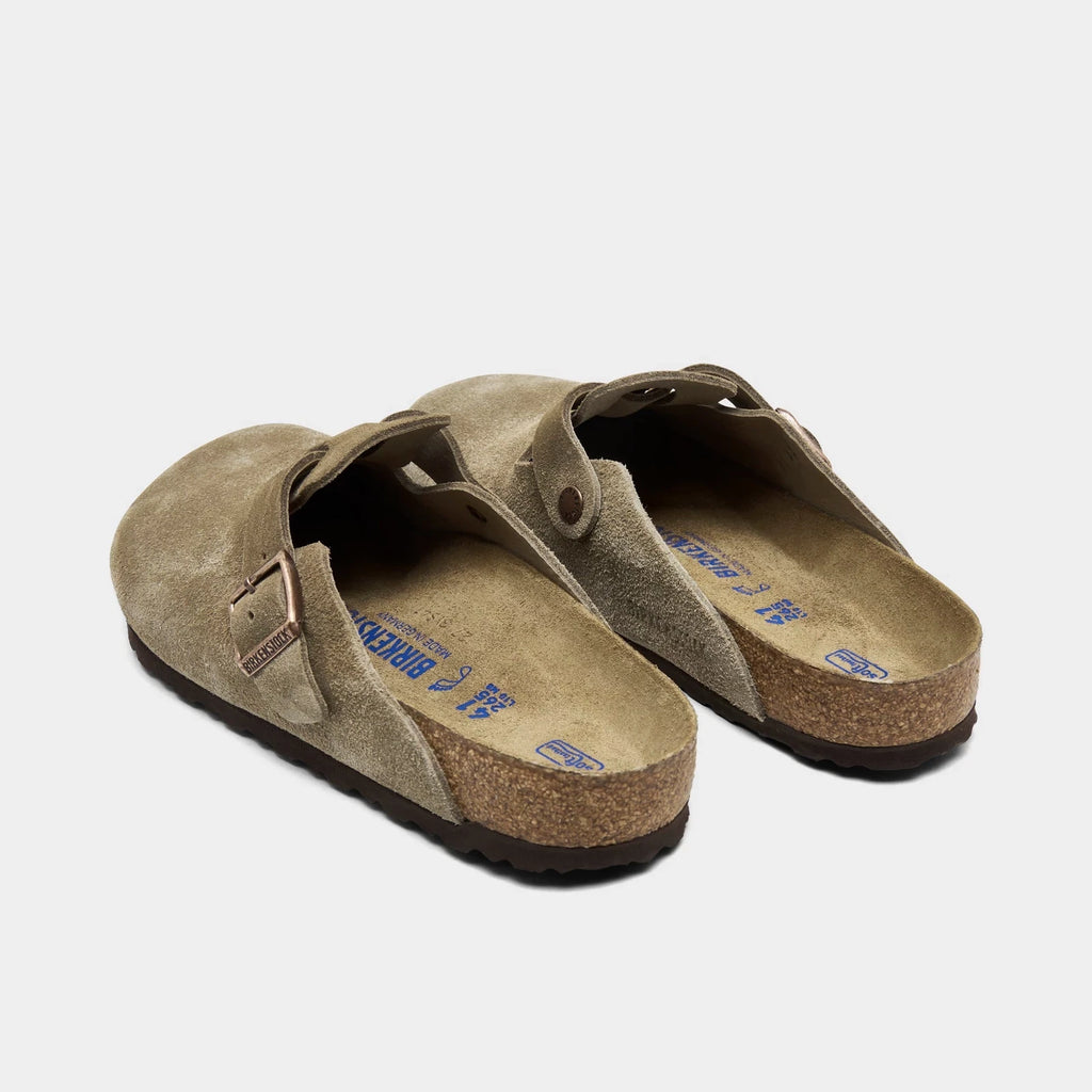 Men's Suede Soft Footbed Clogs