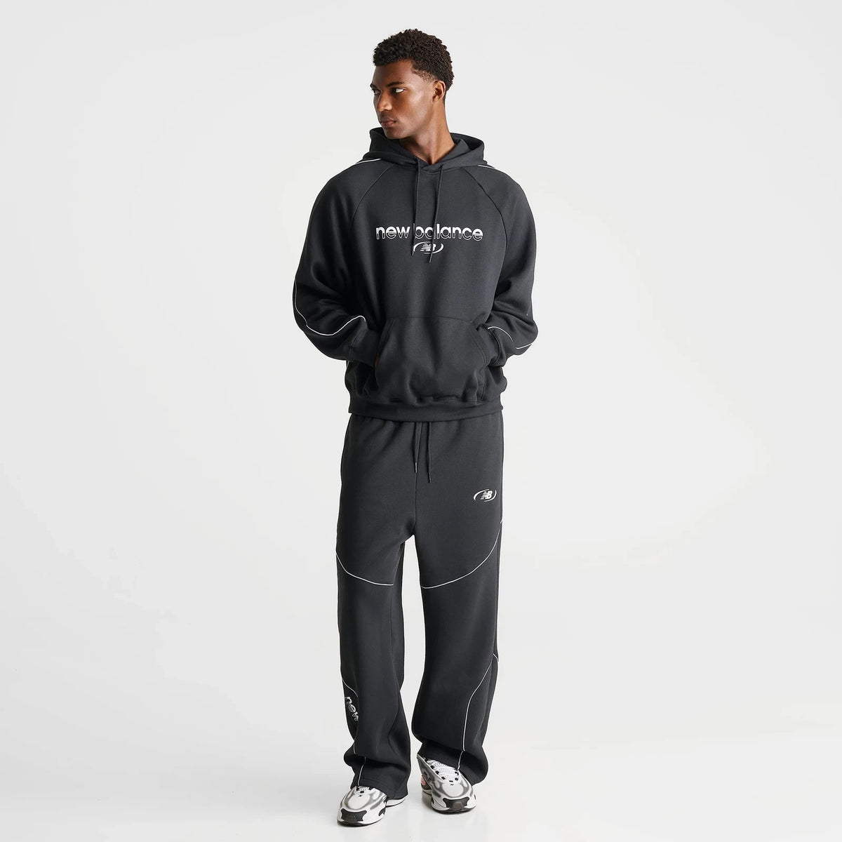 Men's Oversized Fleece Pullover Hoodie