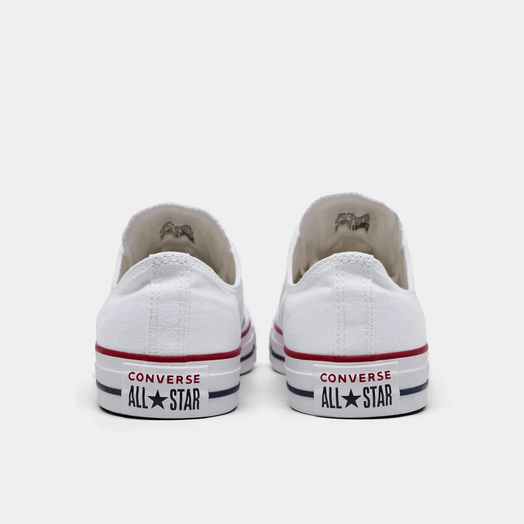 Men's Cushioned Canvas Low Top Sneakers - White
