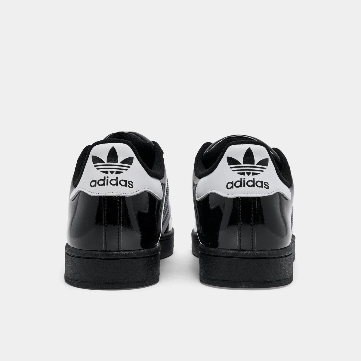 Men's Patent Leather Shell-Toe Sneakers