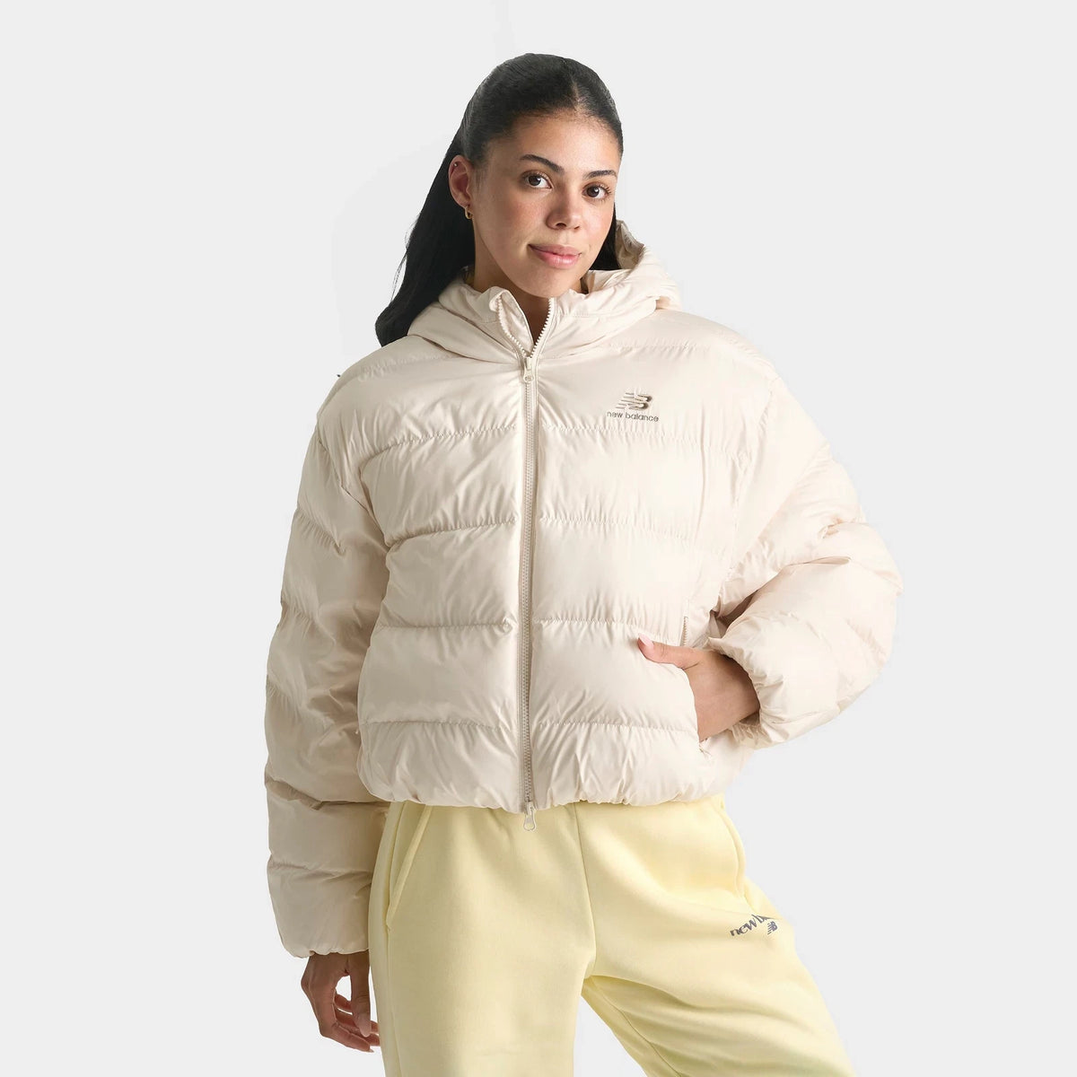 Women's Hooded Full-Zip Puffer Jacket