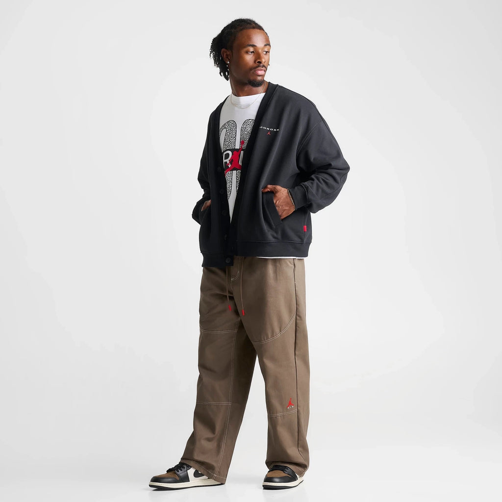 Men's Oversized French Terry Cardigan