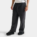 Men's Brushed Fleece Straight-Leg Pants - Black