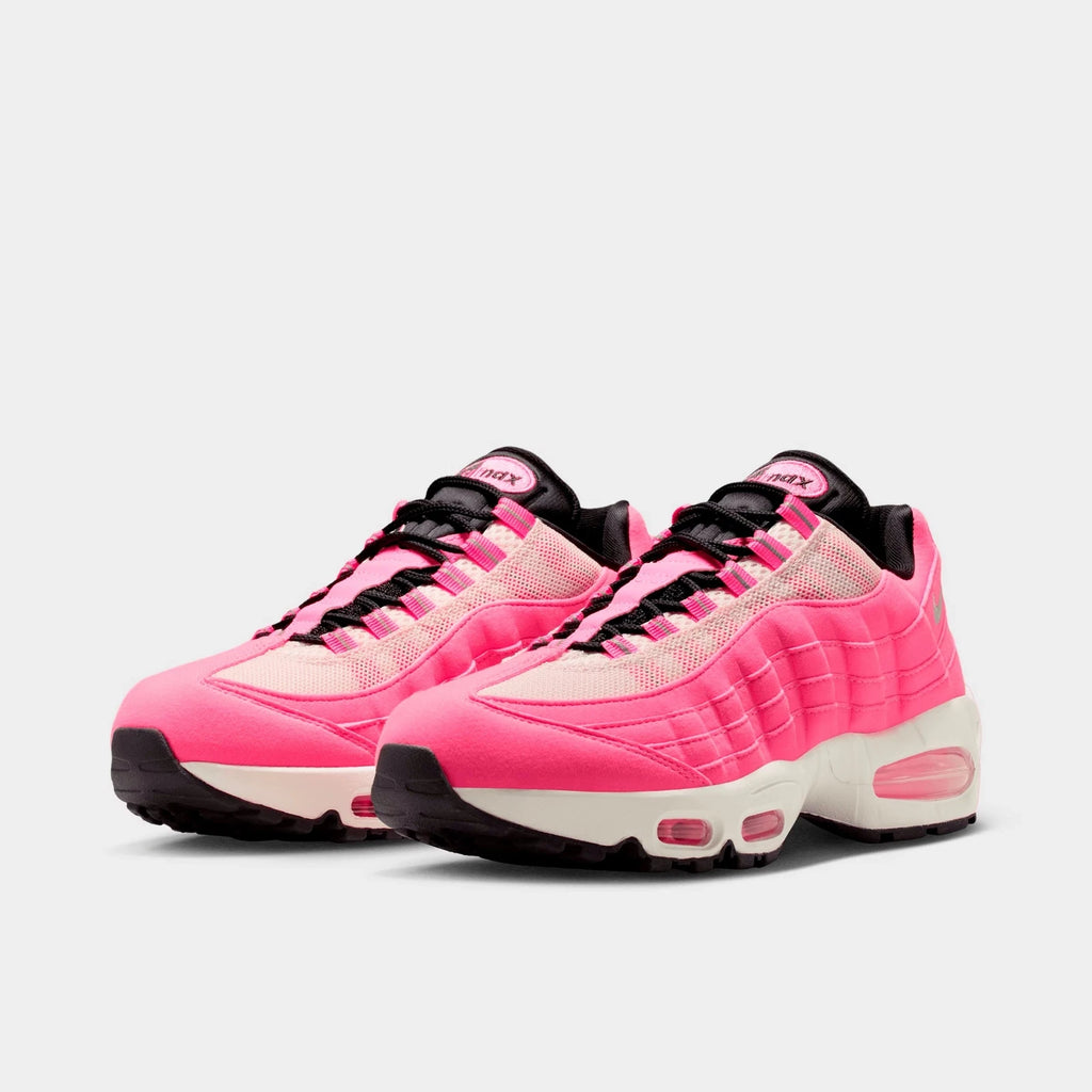 Women's Mixed-Material Casual Sneakers - Pink