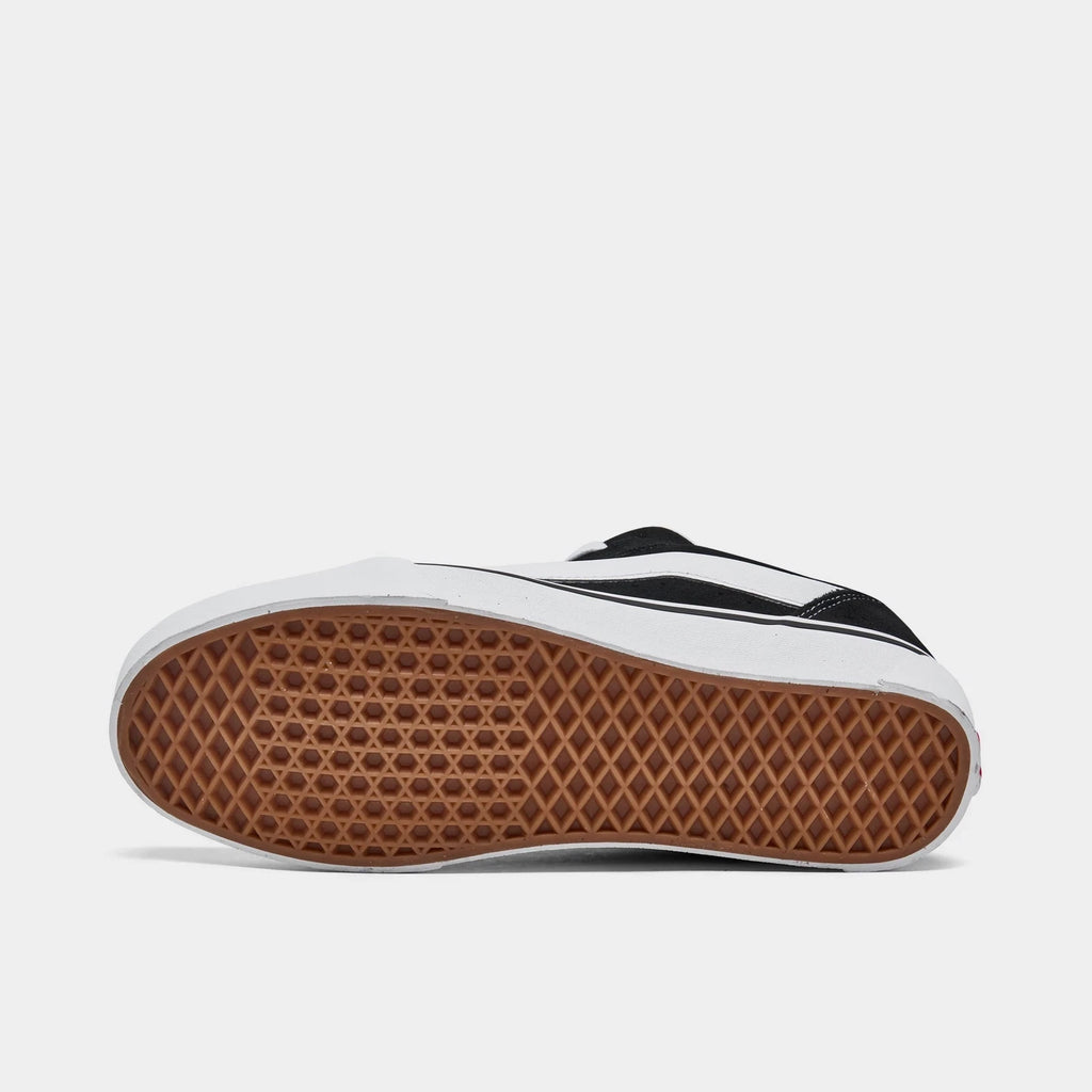 Men's Puffy Suede Skate Sneakers - Black