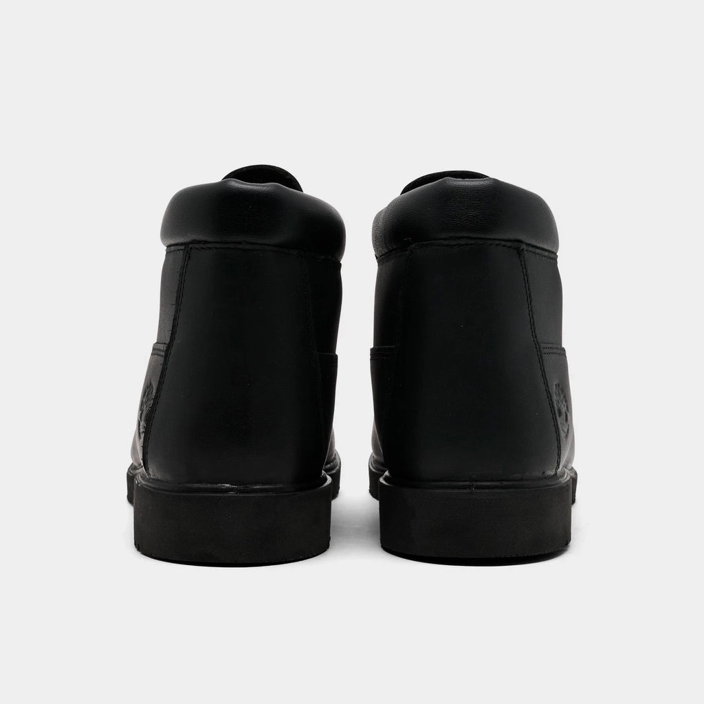 Men's Waterproof Leather Chukka Boots - Black