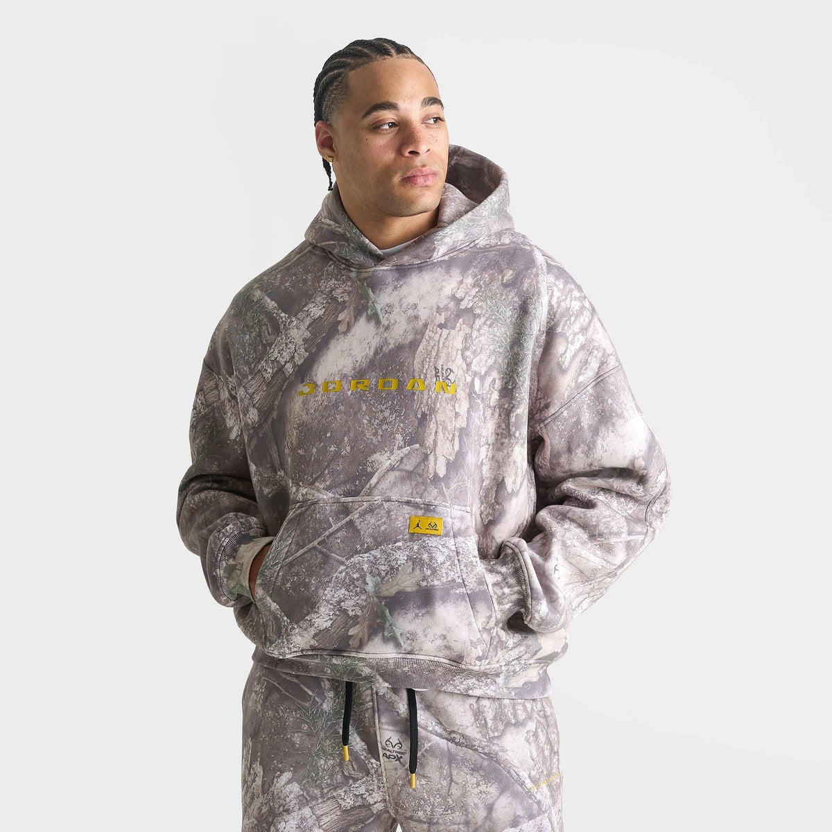 Men's Camouflage Fleece Pullover Hoodie