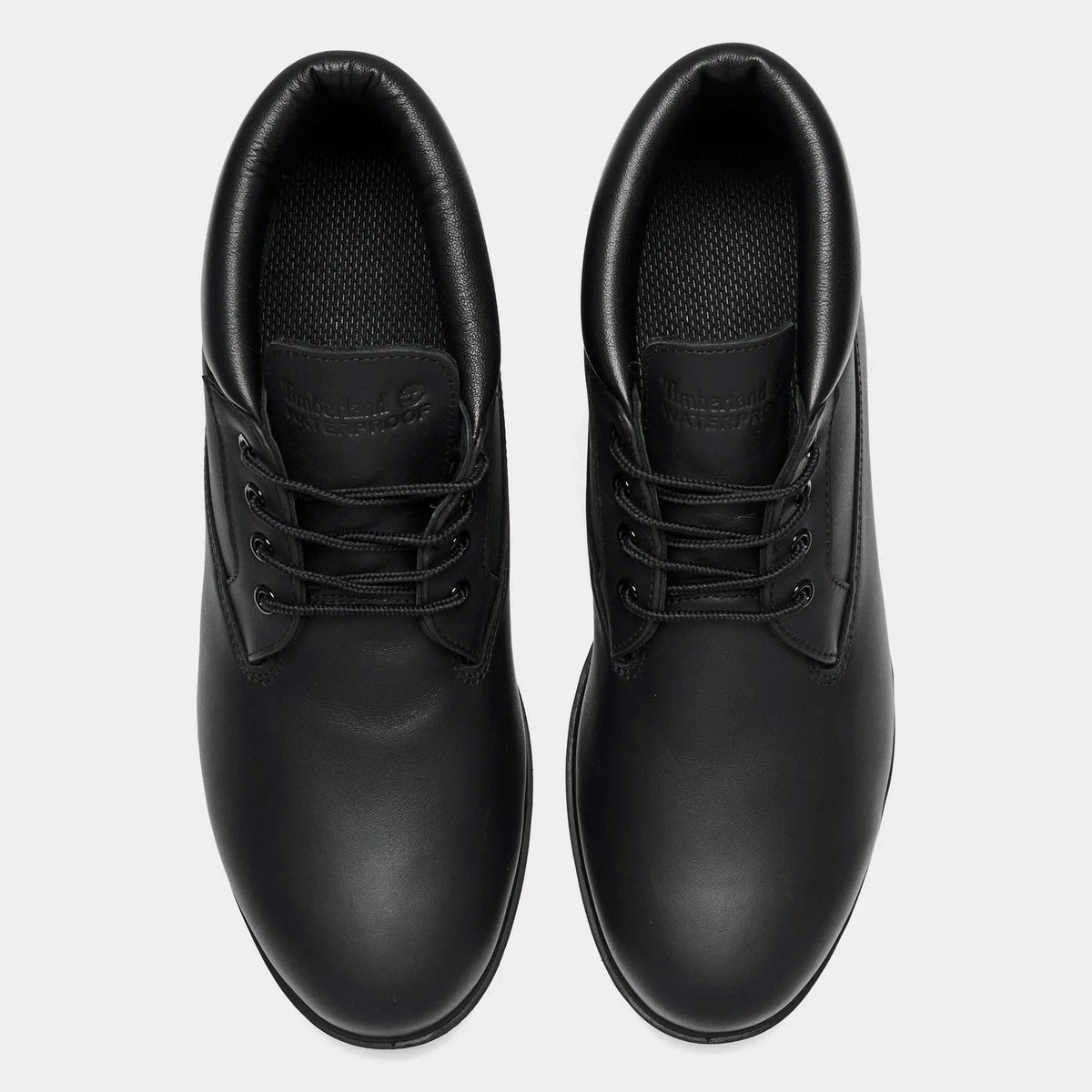 Men's Waterproof Leather Chukka Boots - Black