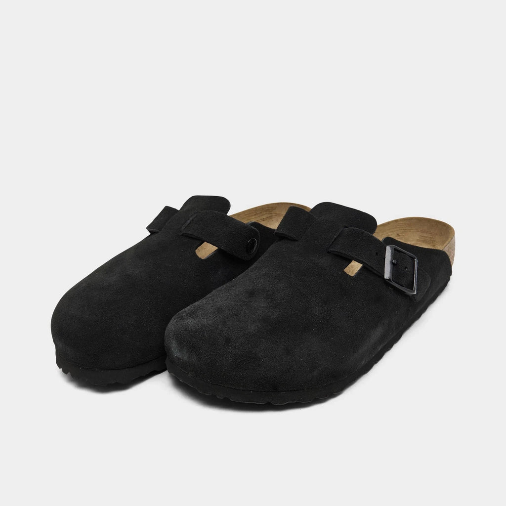 Men's Suede Soft Footbed Clogs