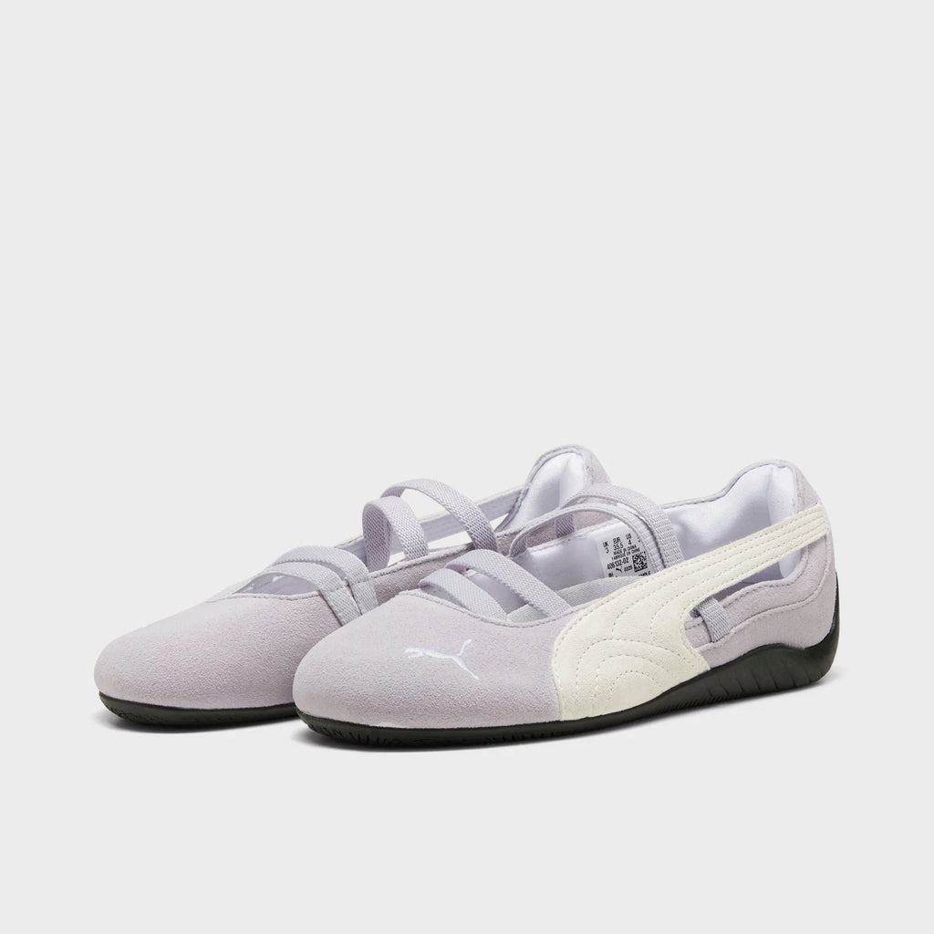 Girls' Napped-Leather Ballet Sneakers
