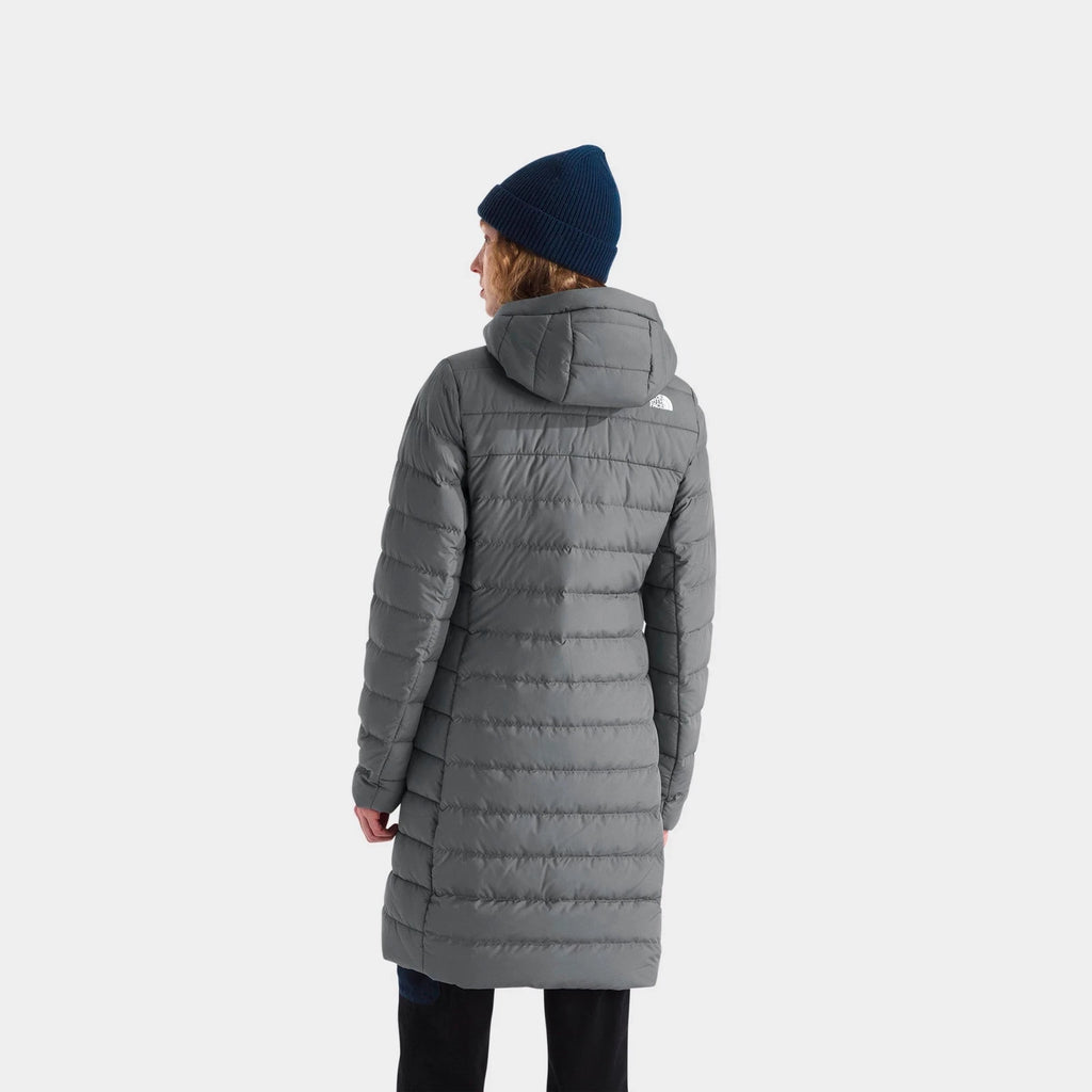 Women's Down-Insulated Long Parka - Black