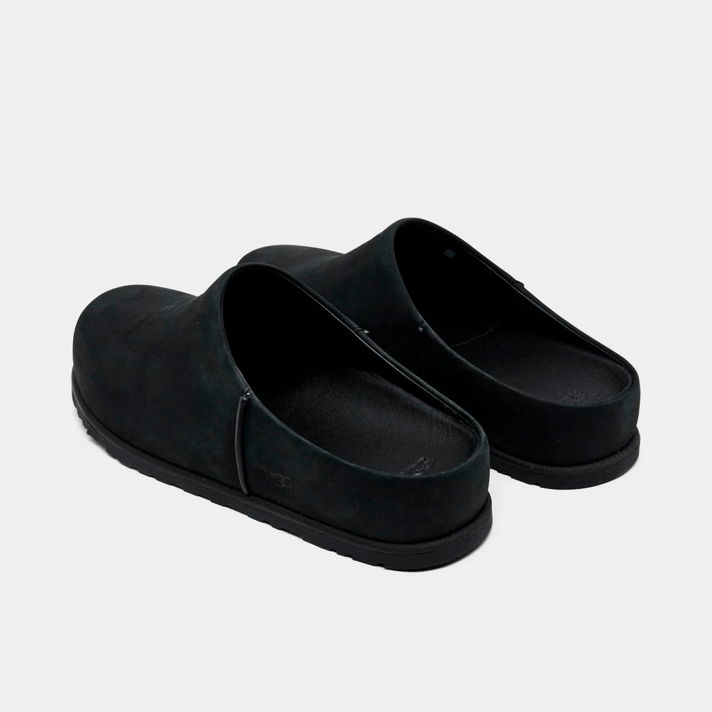 Men's Waterproof Nubuck Backless Clog - Black