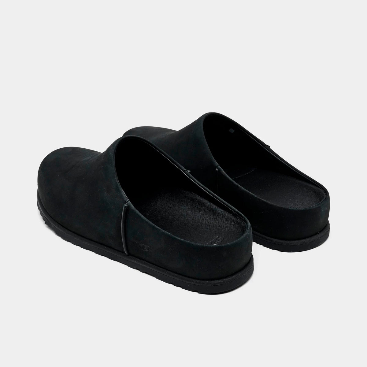 Men's Waterproof Nubuck Backless Clog - Black