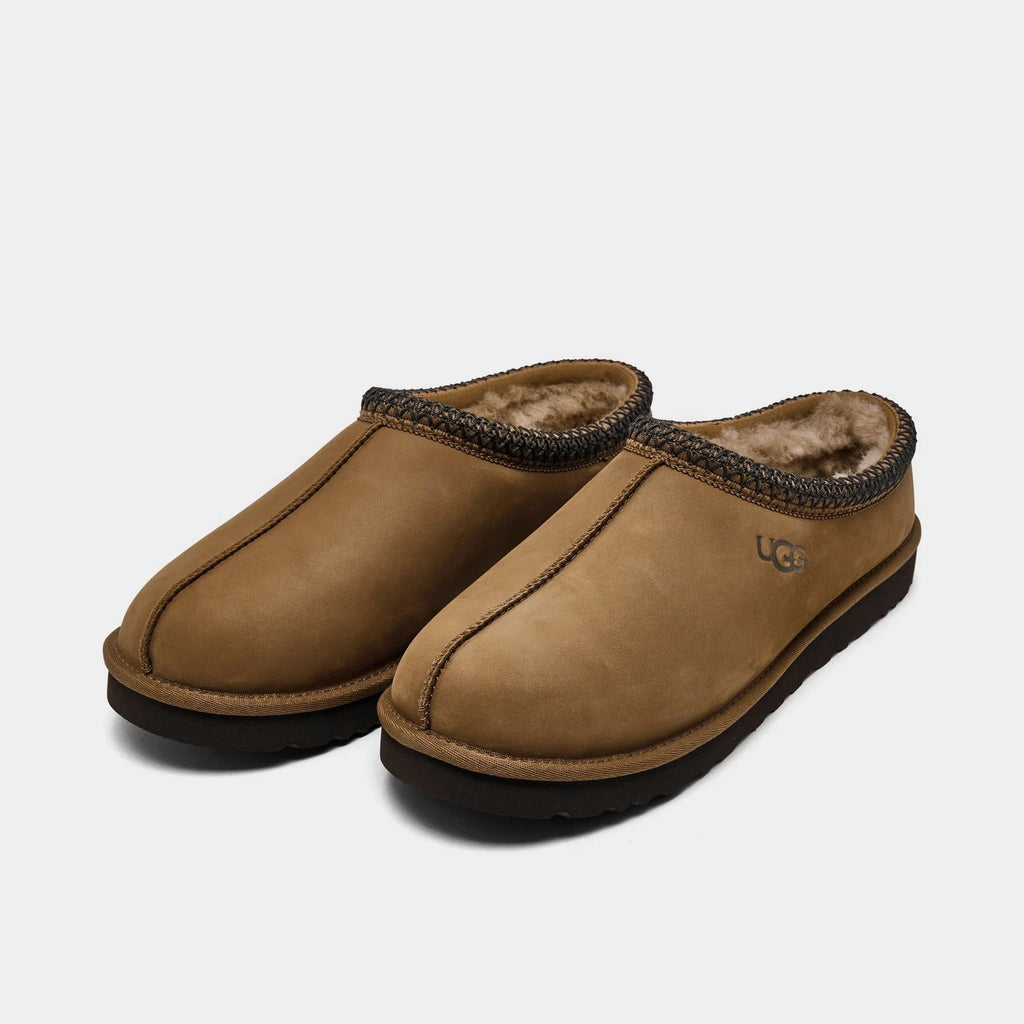 Men's Nubuck Backless Slip-On Slipper