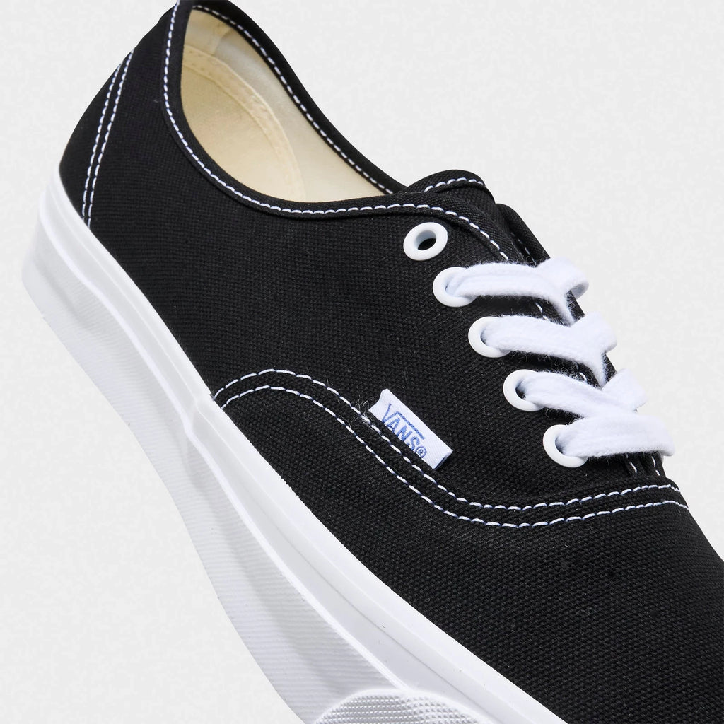 Men's Canvas Low Top Sneakers - Black