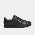 Men's Leather Shell-Toe Ripple Sole Sneakers