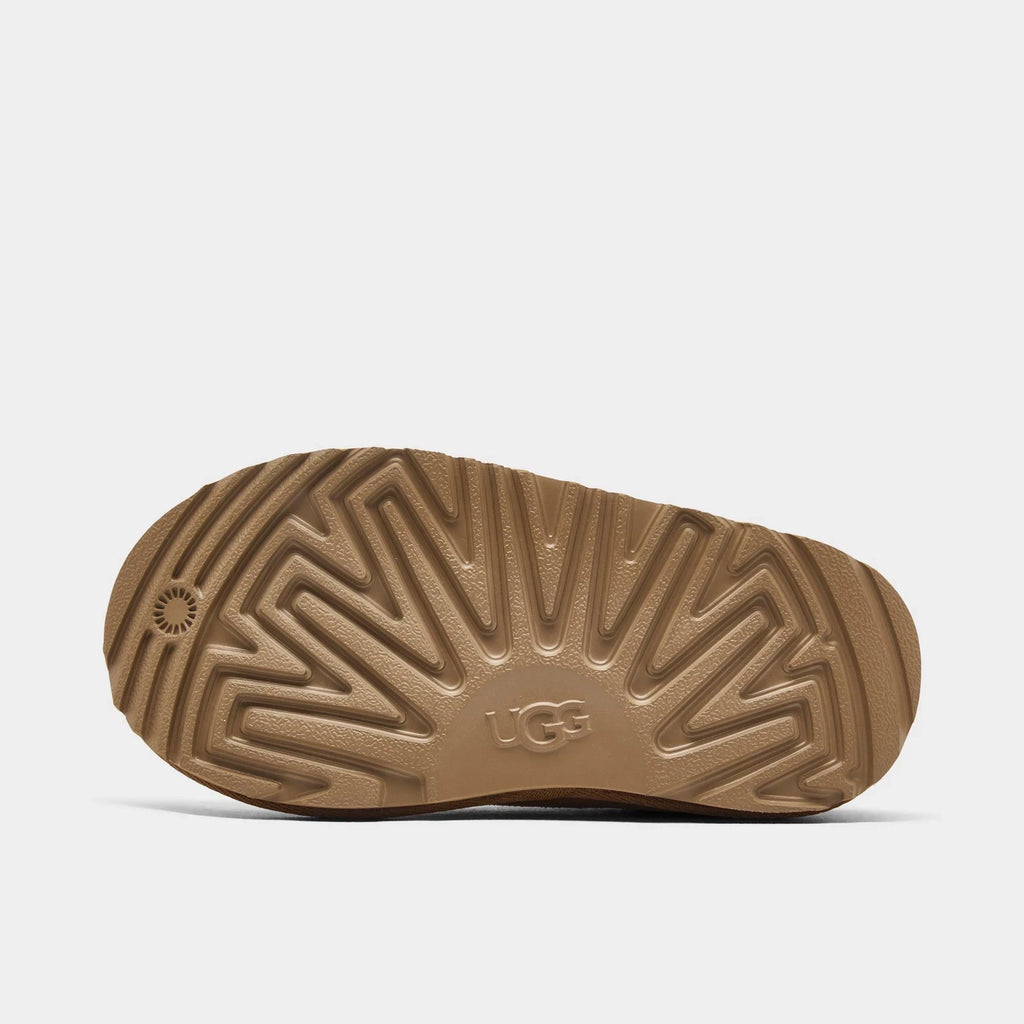 Toddler Suede Slip-On Slippers - Chestnut