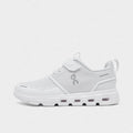 Kids' Stretch-Lace Strap Sneaker - White