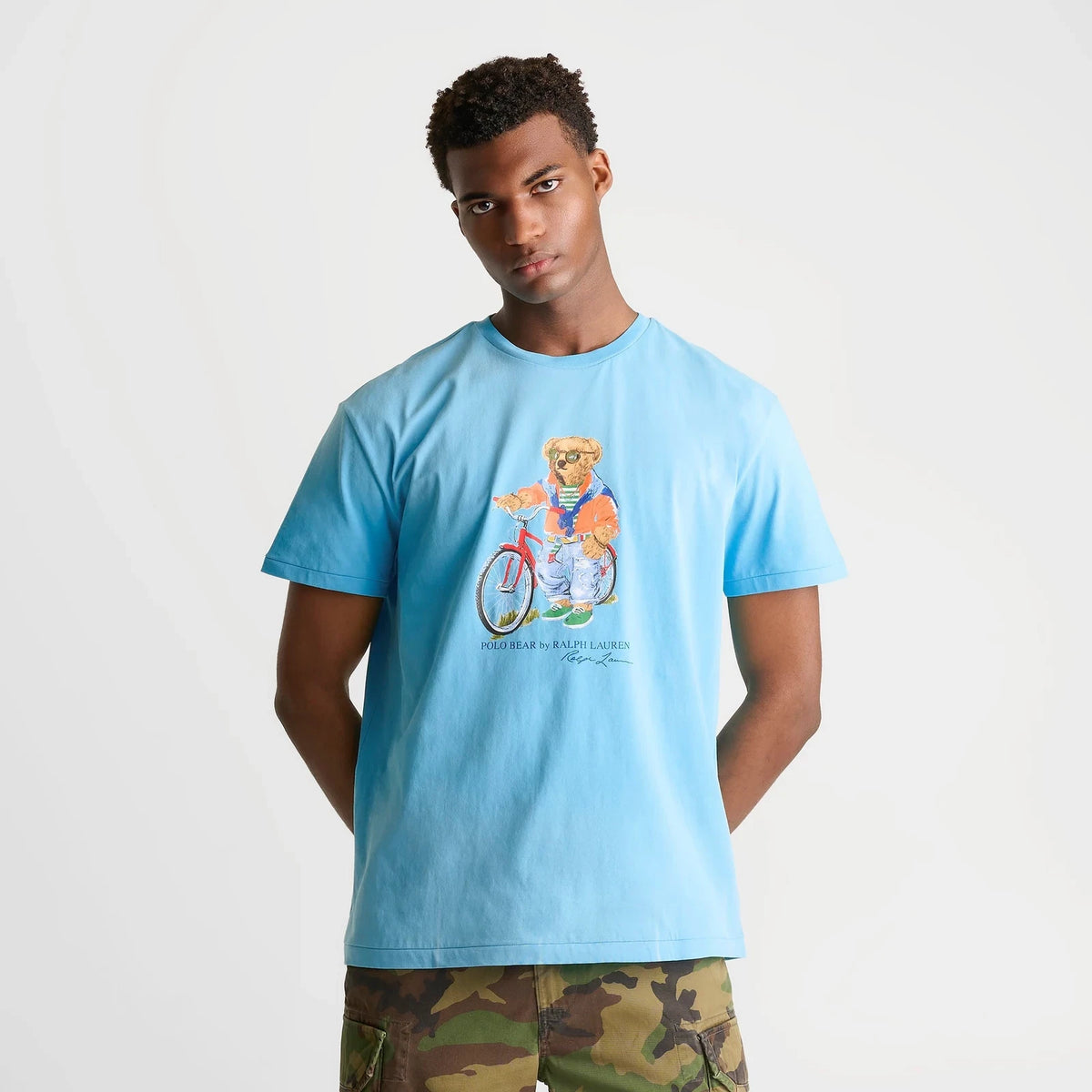 Men's Cotton Bear Graphic T-Shirt