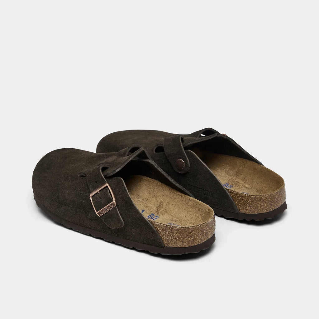 Women's Suede Soft Footbed Clogs