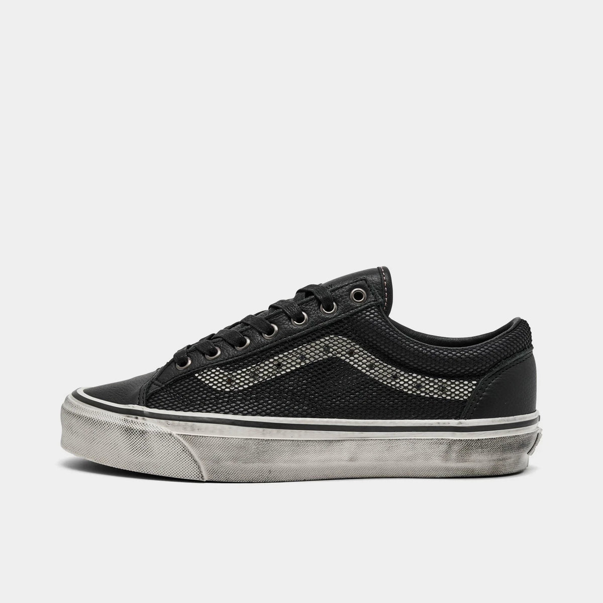 Men's Distressed Canvas Low-Top Sneaker
