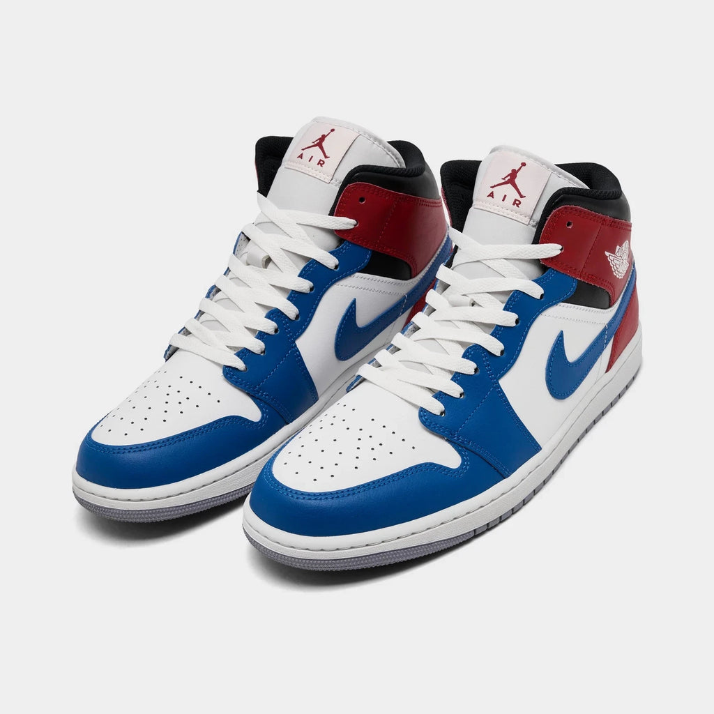 Men's Leather Mid Top Casual Sneaker