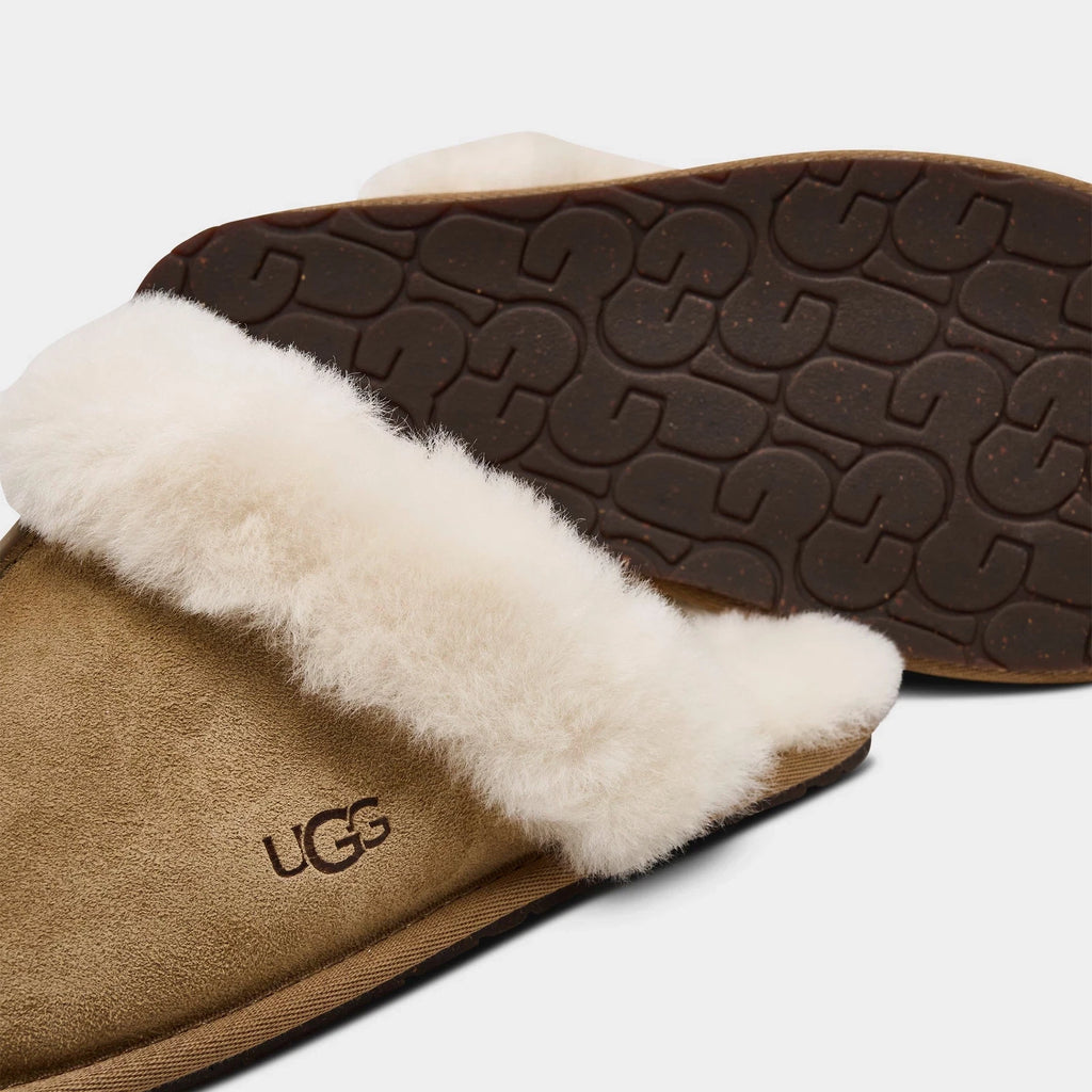 Women's Suede Sheepskin Slide Slipper
