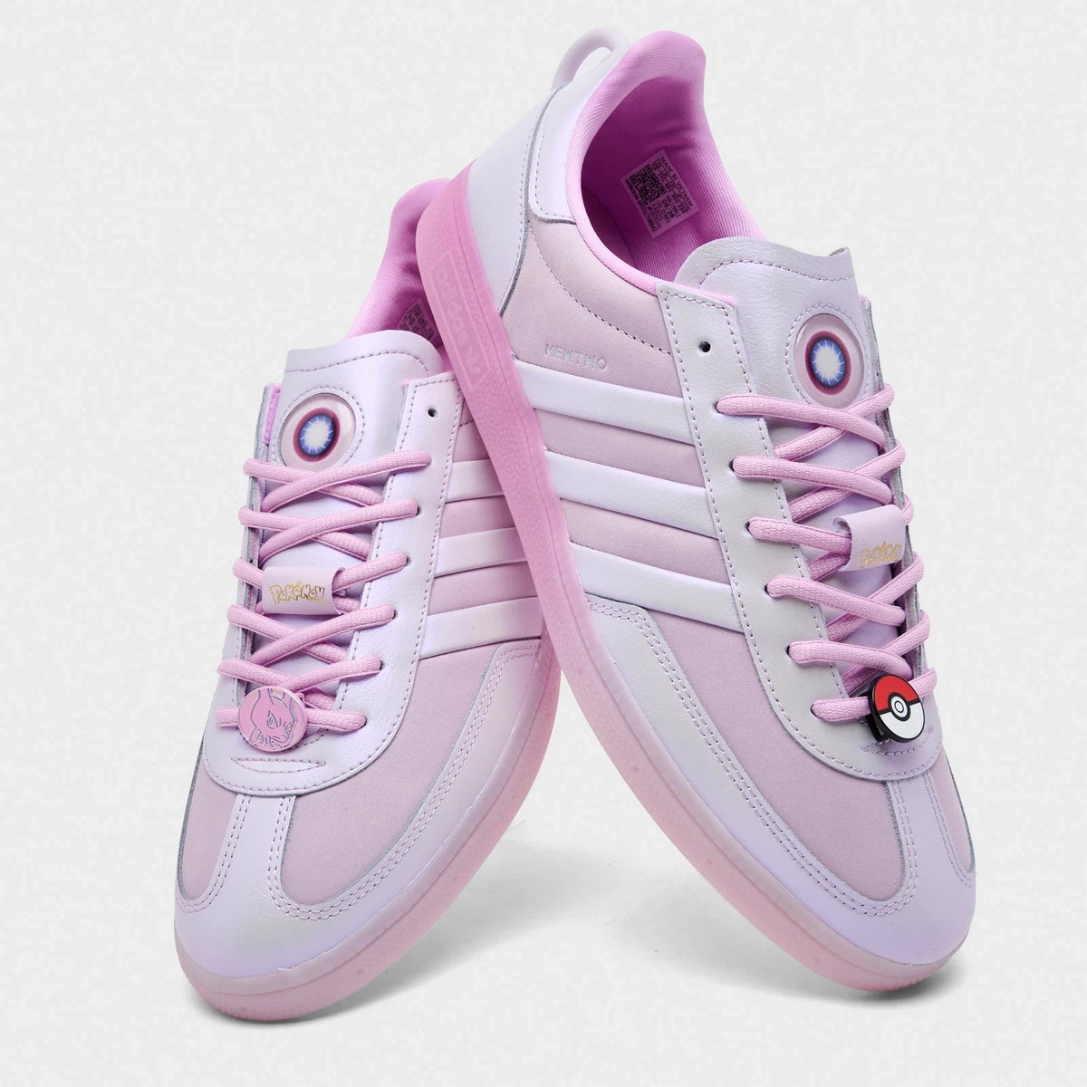 Men's Character-Detail Leather Sneaker - Purple