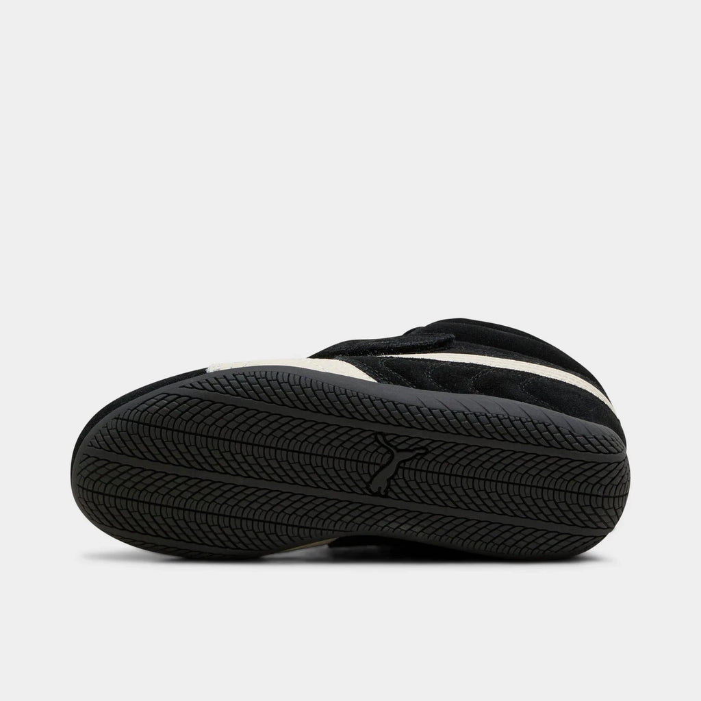 Girls' High-Top Hidden Wedge Sneakers - Black