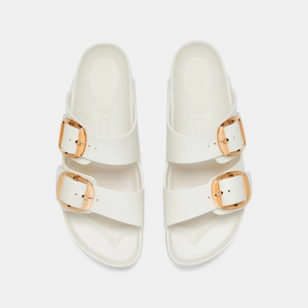 Women's Oversized-Buckle EVA Sandals - Brown