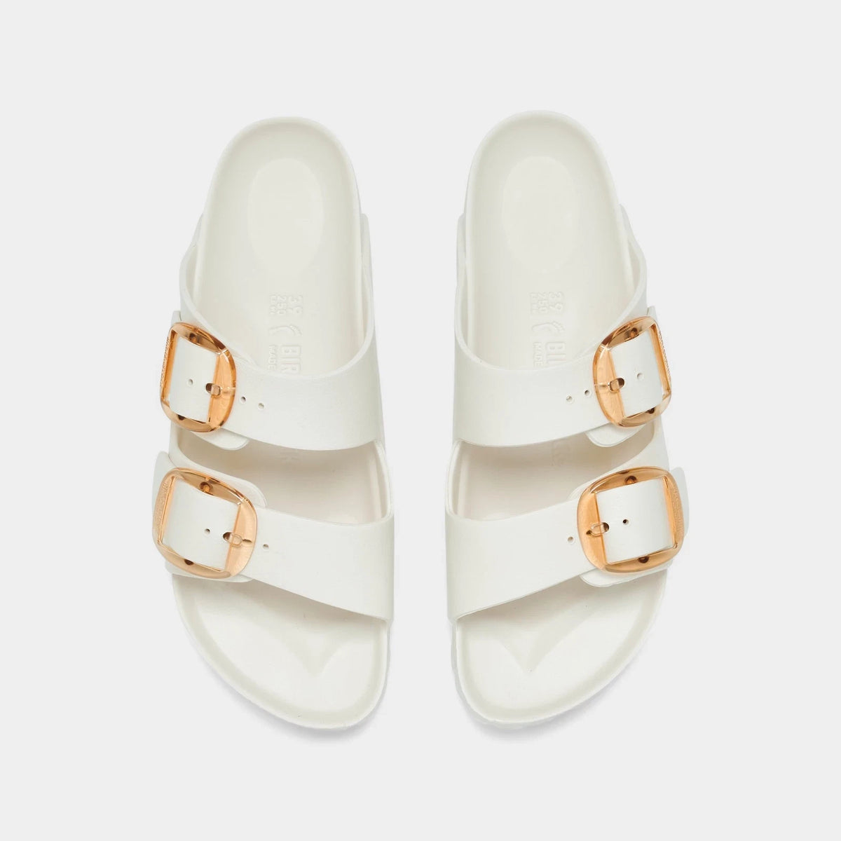 Women's Oversized-Buckle EVA Sandals - Brown