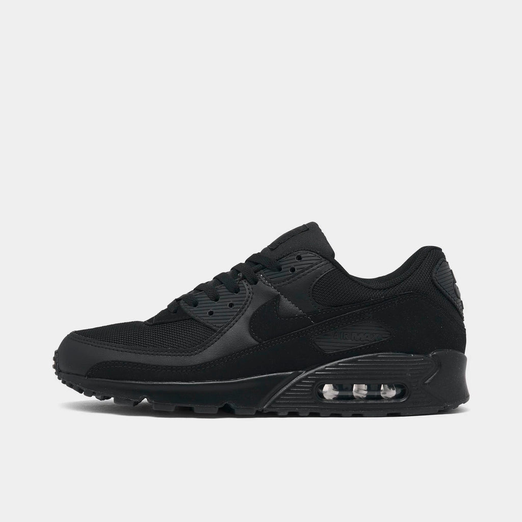 Men's Retro Low-Top Casual Sneakers - Black