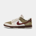 Women's Leather Leopard Detail Casual Sneaker