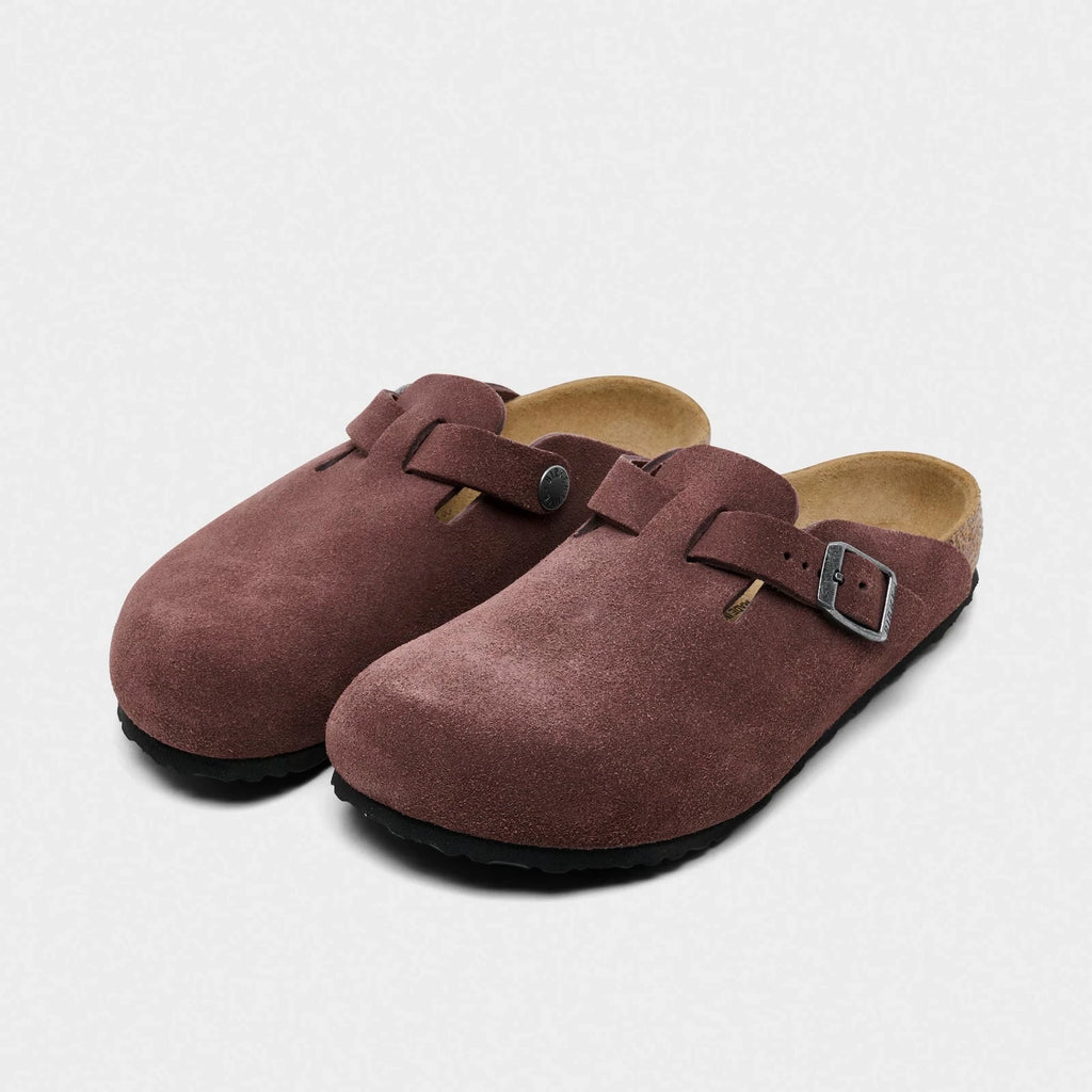 Kids' Suede Closed-Toe Clogs