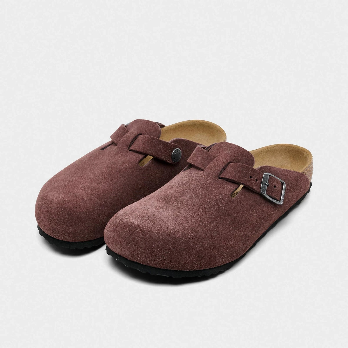 Kids' Suede Closed-Toe Clogs