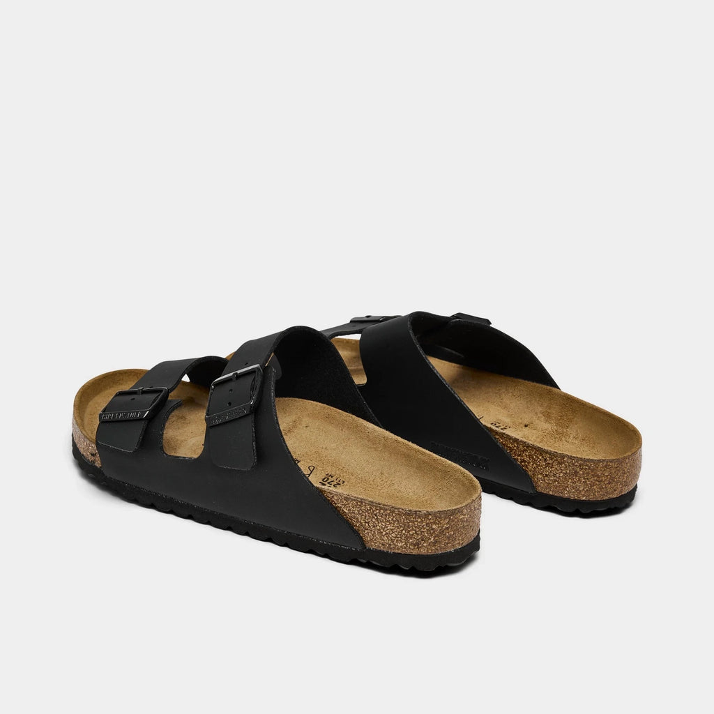 Men's Two-Strap Synthetic Sandals - Black