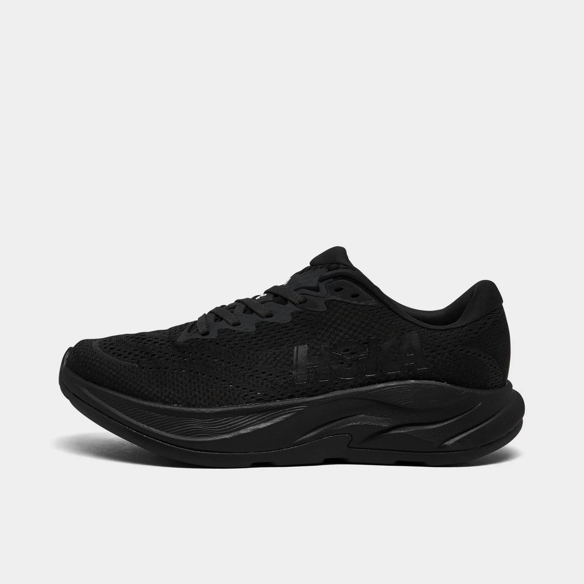 Women's Jacquard Knit Running Shoes - Black