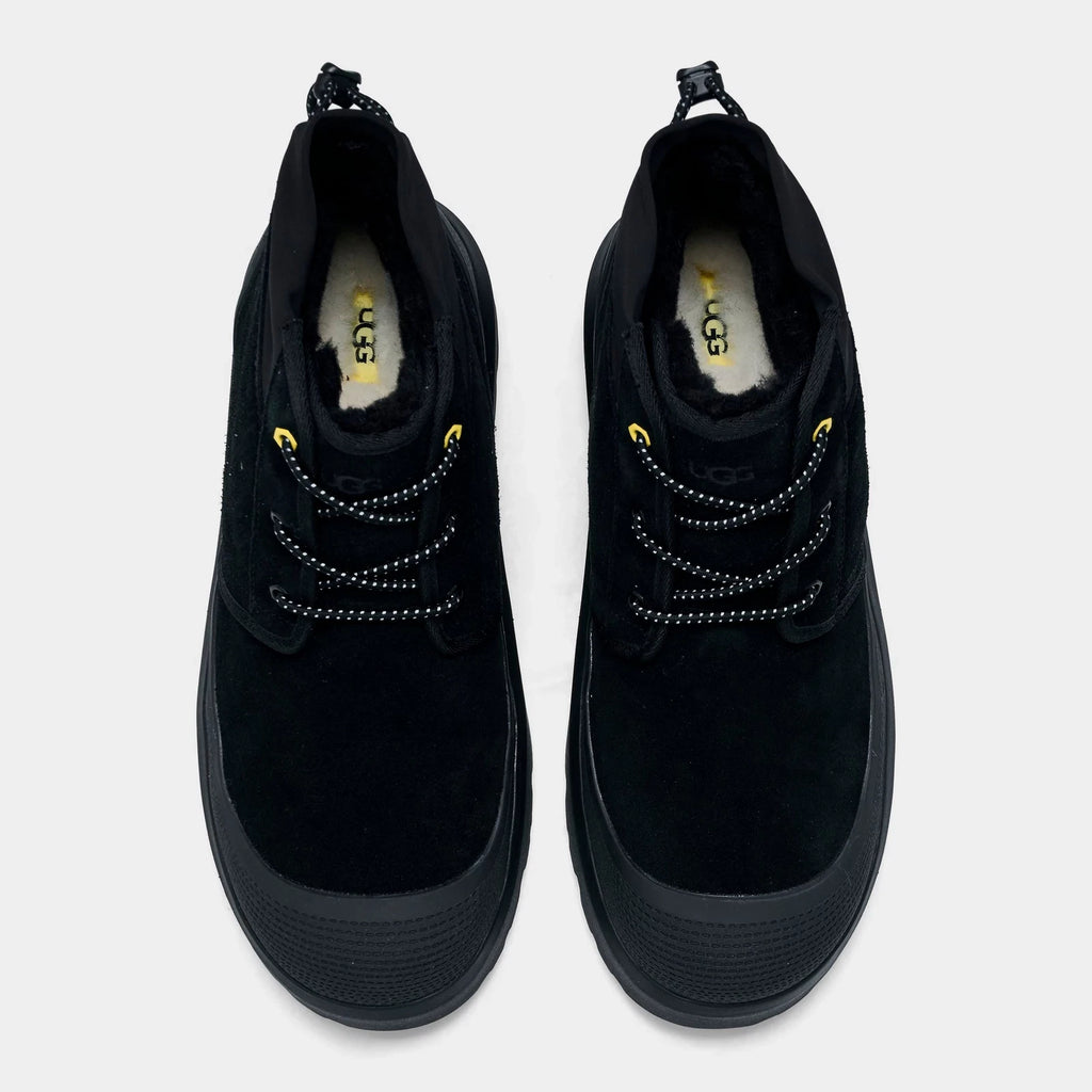 Men's Waterproof Suede Chukka Boots - Black