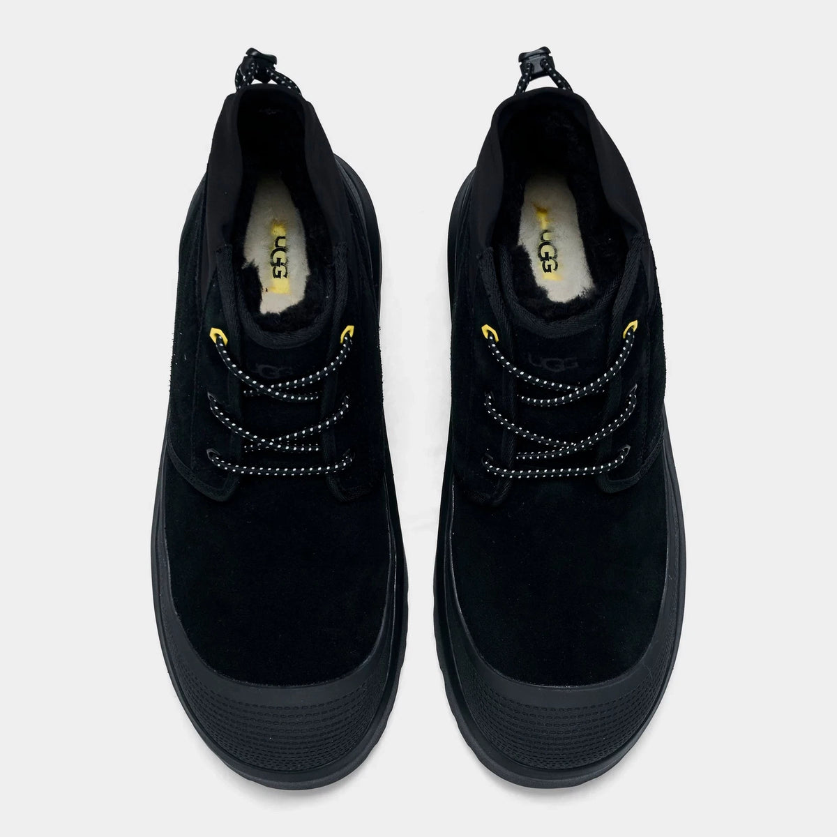 Men's Waterproof Suede Chukka Boots - Black