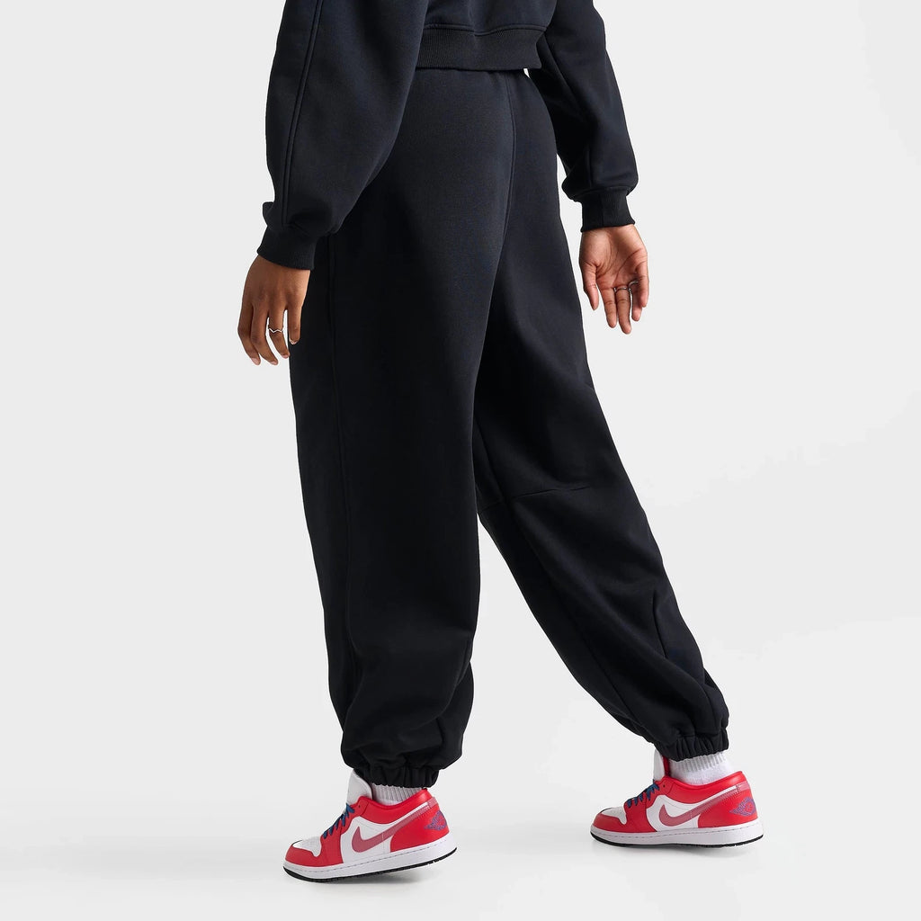 Women's Brushed Fleece Jogger Pants - Black