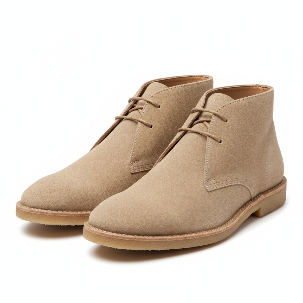 Chukka Leather Boot in tan